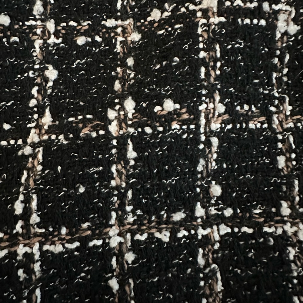 Abercrombie & Fitch Black and White Tweed Tank Top - Picture 2 of 5
